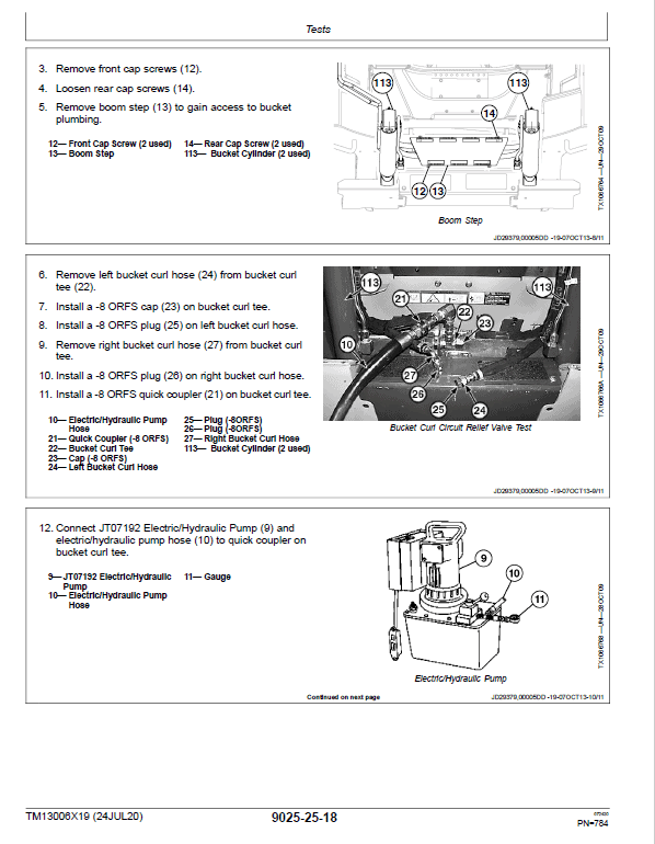 John Deere 318E, 320E, 324E SkidSteer Loader Manual (Manual Controls – SN after J249291) Workshop Guide