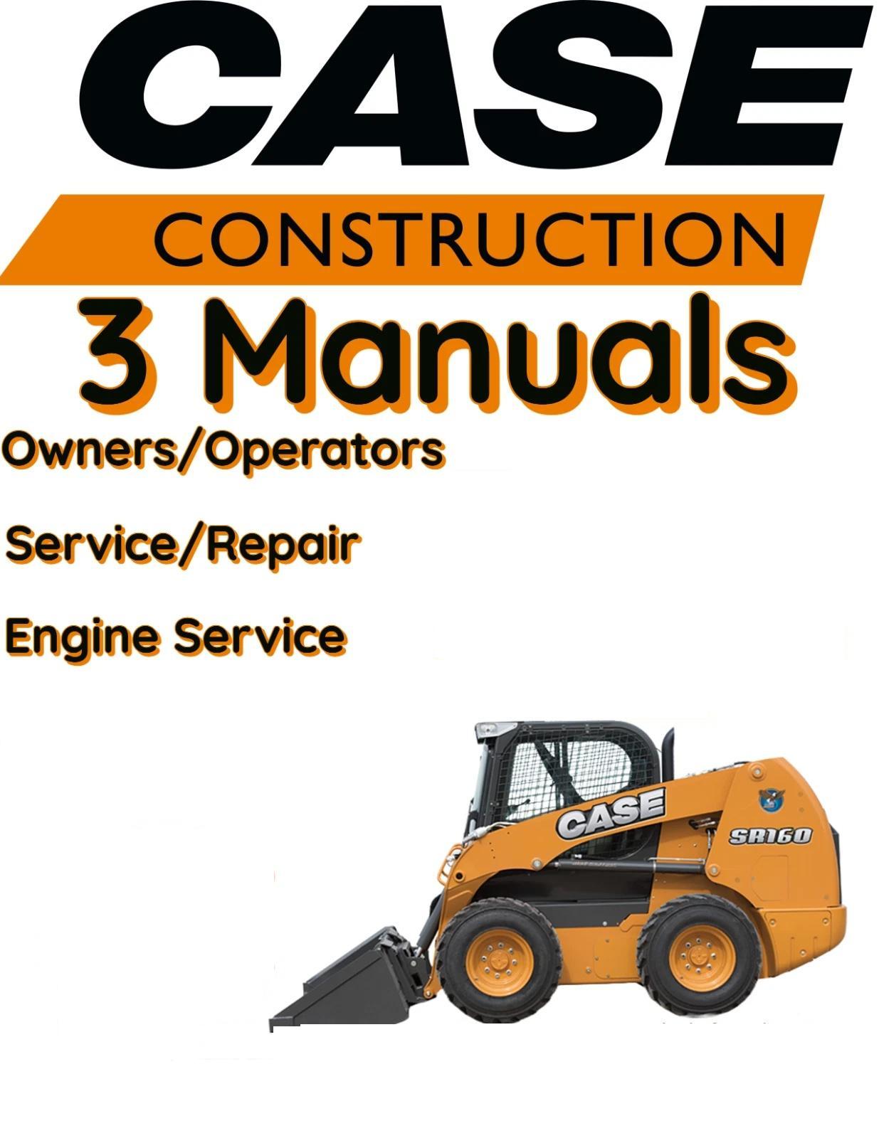 CASE 440 SERIES 3 SKID STEER MANUAL OPERATORS SERVICE ENGINE REPAIR