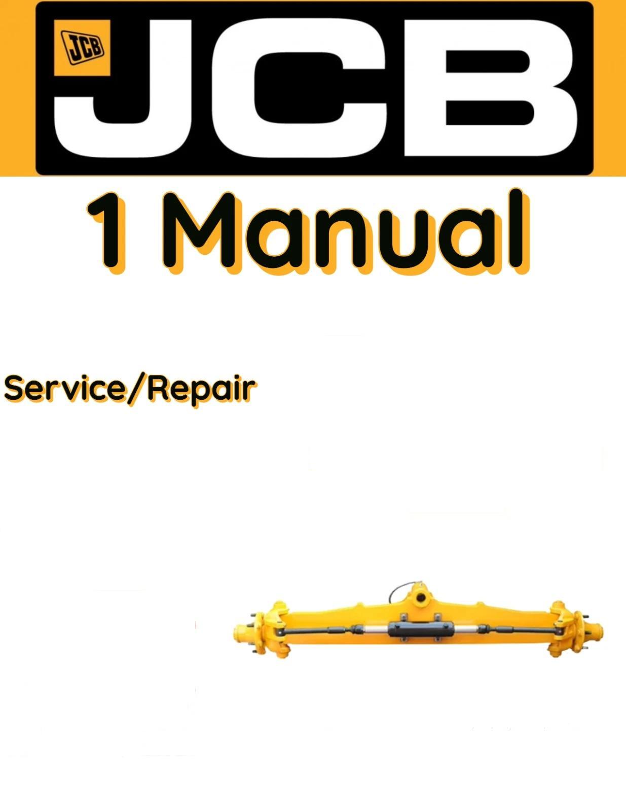JCB PD 40 AXLE SERVICE REPAIR SHOP MANUAL