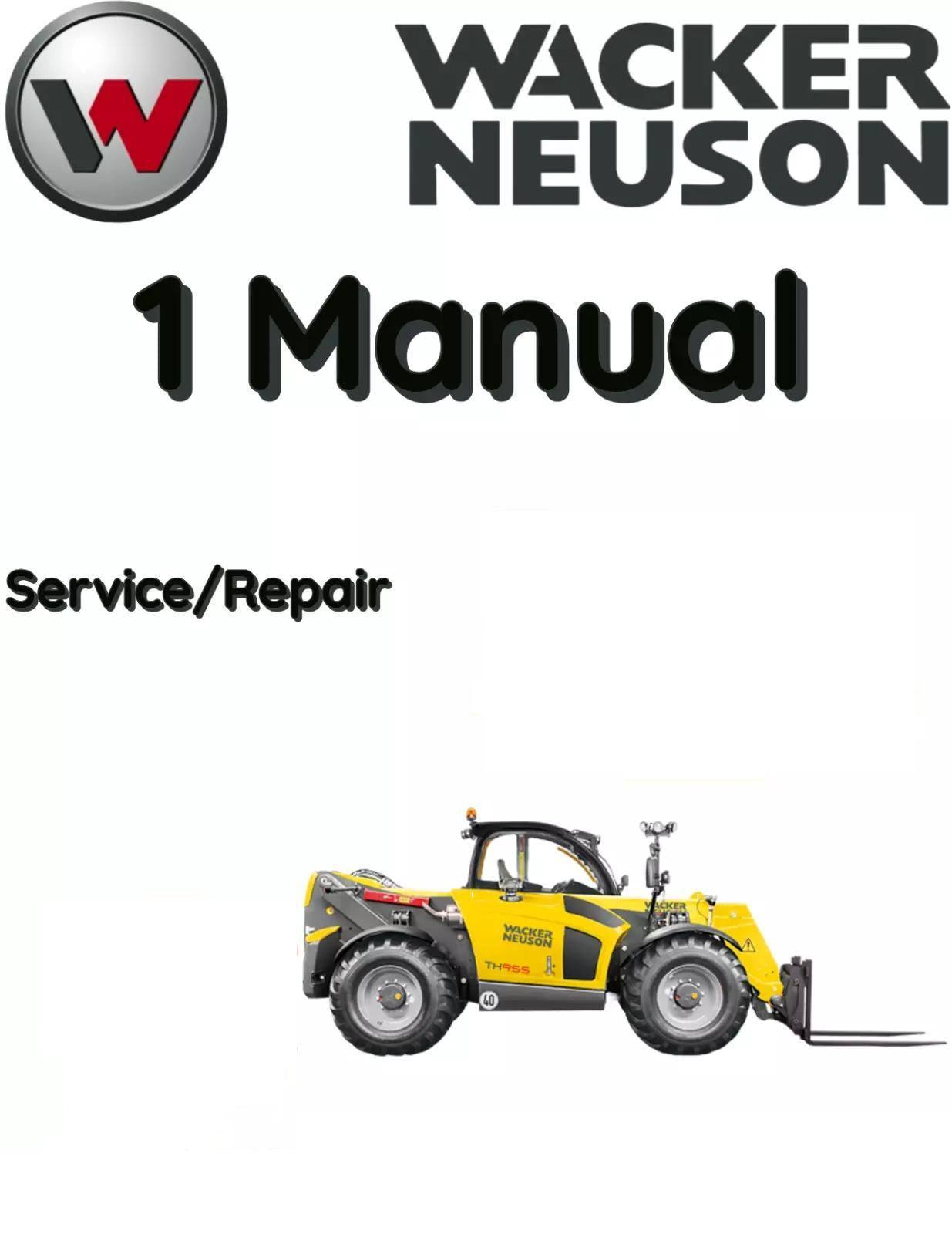 WACKER NEUSON 2706 KRAMER TELEHANDLER SERVICE REPAIR SHOP MANUAL