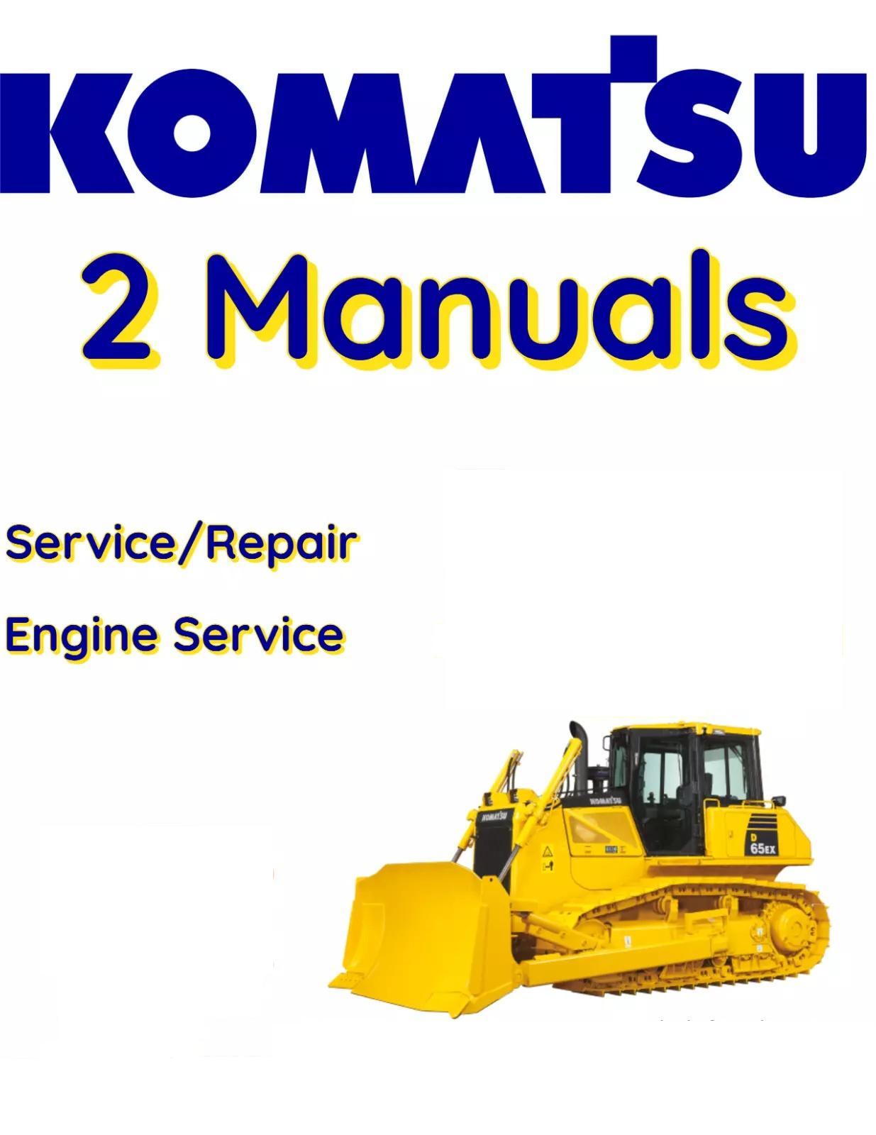 KOMATSU D31P-18 BULLDOZER SERVICE ENGINE REPAIR SHOP MANUAL