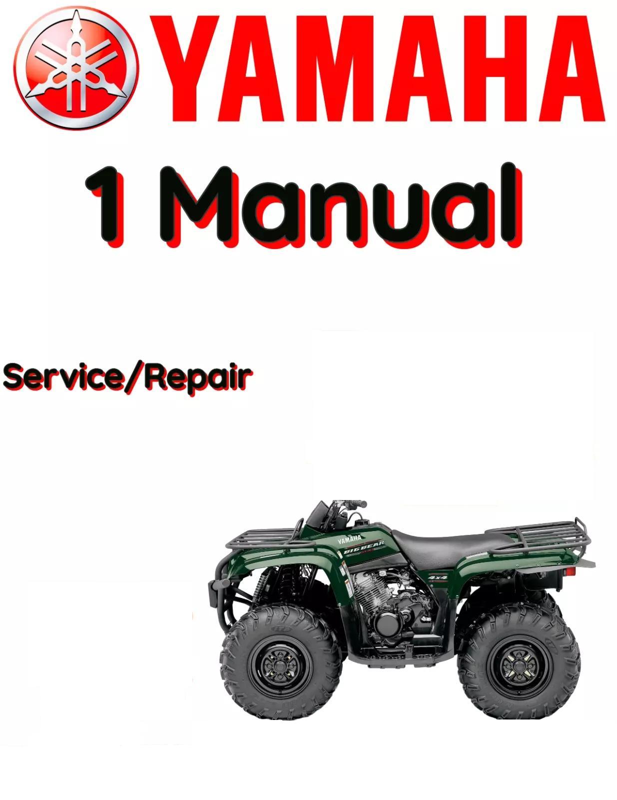 2010 YAMAHA ATV BIG BEAR 400 4WD HUNTER IRS YMF40BYGR SERVICE MANUAL