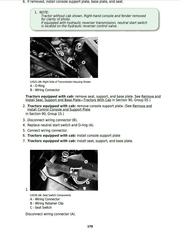John Deere 5200, 5300, 5400, 5500 Tractors Repair Technical Manual (North America) Workshop Guide