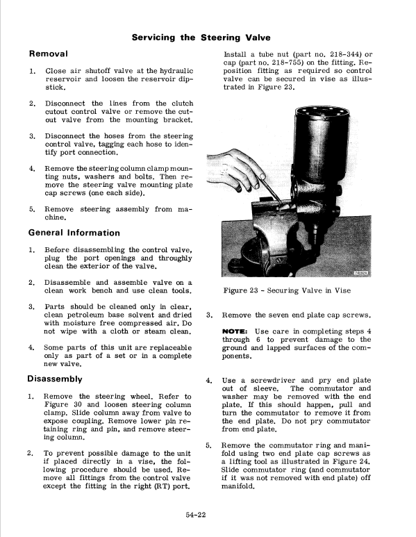 Case W24B Loader Service Manual Workshop Guide