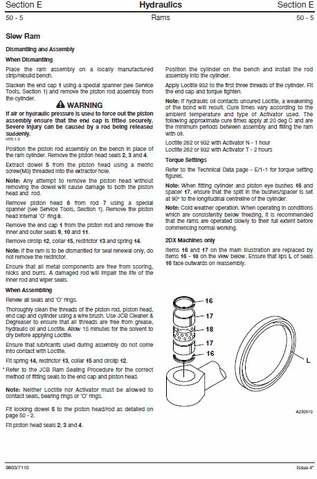 JCB 2CX, 2DX, 210, 212 & VARIANTS Backhoe Loader Service Manual Workshop Guide