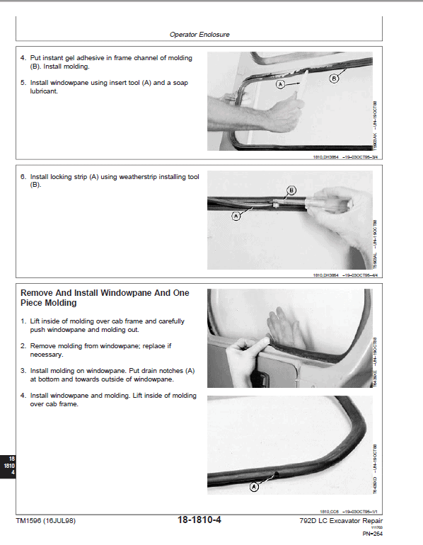 John Deere 792D LC Excavator Repair Technical Manual Workshop Guide