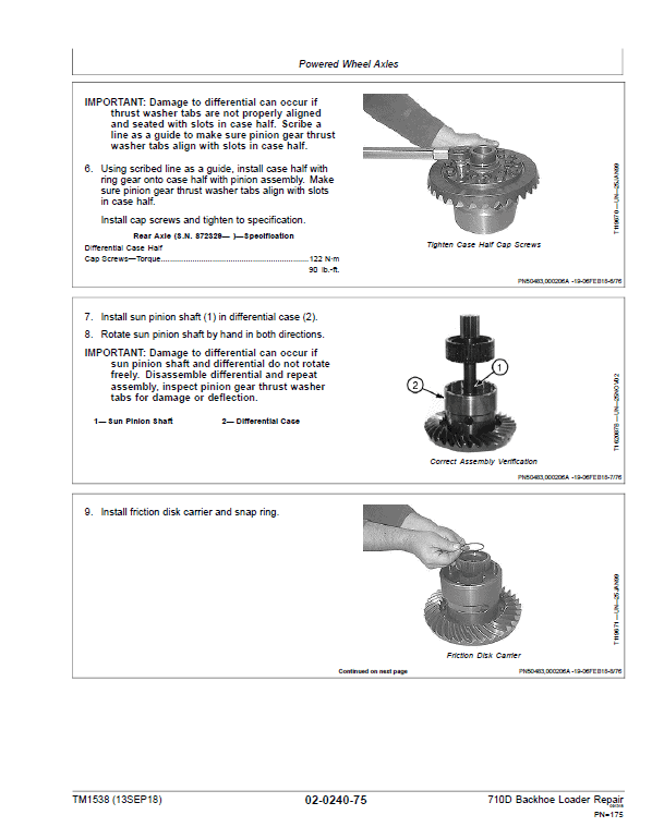 John Deere 710D Backhoe Loader Repair Technical Manual Workshop Guide