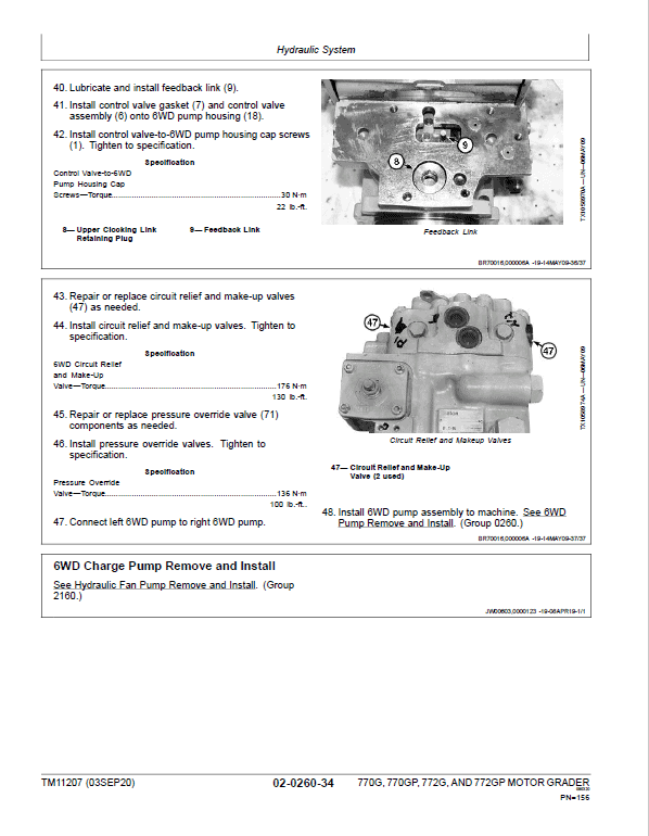 John Deere 770G, 770GP, 772G, 772GP Grader Technical Manual (S.N – 634753 ) Workshop Guide