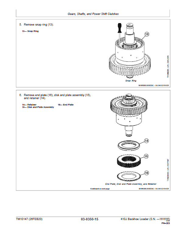 John Deere 410J Backhoe Loader Repair Technical Manual (S.N before – 161616 ) Workshop Guide