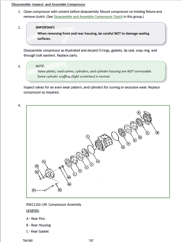John Deere 5400N, 5500N Tractors Repair Technical Manual Workshop Guide