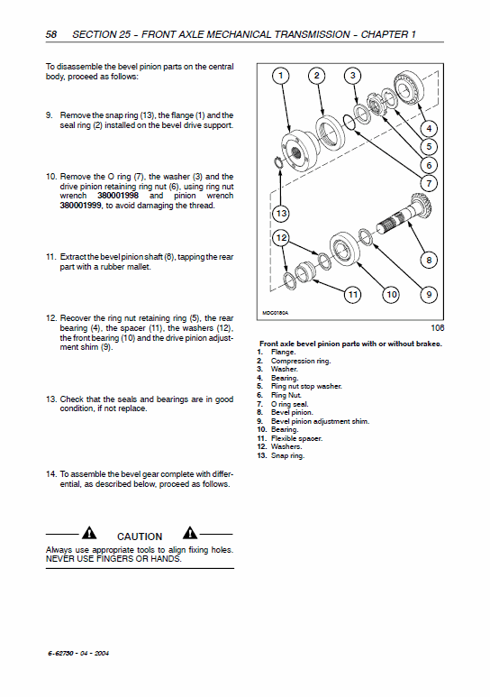 Case JX1060V, JX1070V, JX1075V, JX1070N, JX1075N Tractor Service Manual Workshop Guide