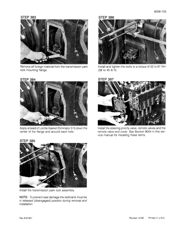 Case 7110, 7120, 7130, 7140, 7150 Tractor Service Manual Workshop Guide