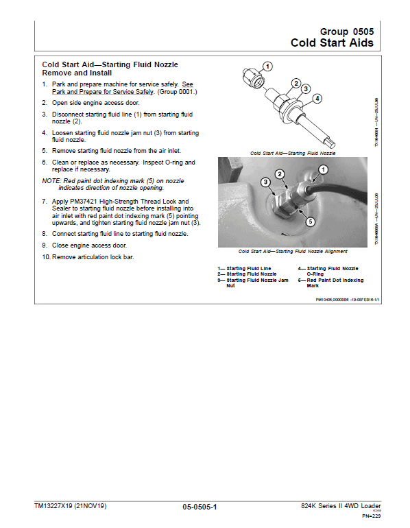 John Deere 824K 4WD Series II Loader Technical Manual (S.N after C664100 & D664100 -) Workshop Guide