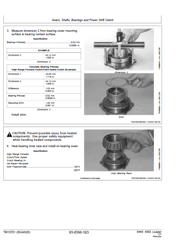 John Deere 844K 4WD Loader Technical Manual (S.N before – 642007) Workshop Guide