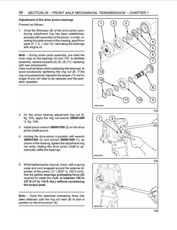 Case JX1075N, JX1095N Tractor Service Manual Workshop Guide