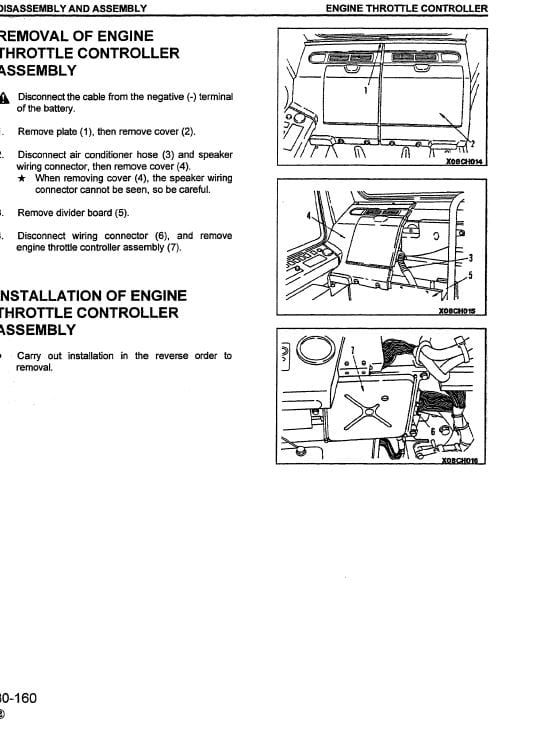 Komatsu PC200-6, PC200LC-6, PC210LC-6, PC220LC-6, PC250LC-6 Excavator Repair Manual (A82001 and Up) Workshop Guide