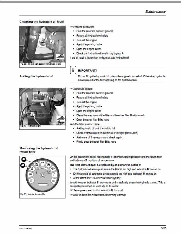 Gehl 480 Wheel Steer Loader Repair Service Manual