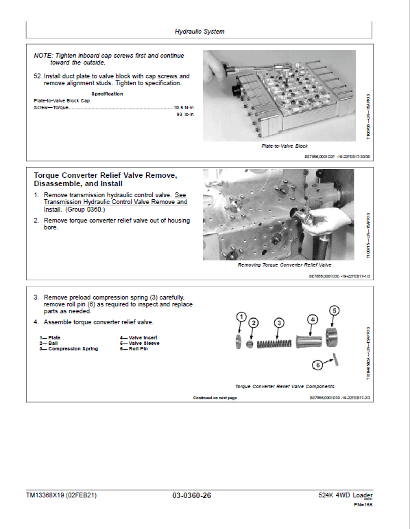 John Deere 524K 4WD Loader Technical Manual (SN. F670307 – F677548) Workshop Guide