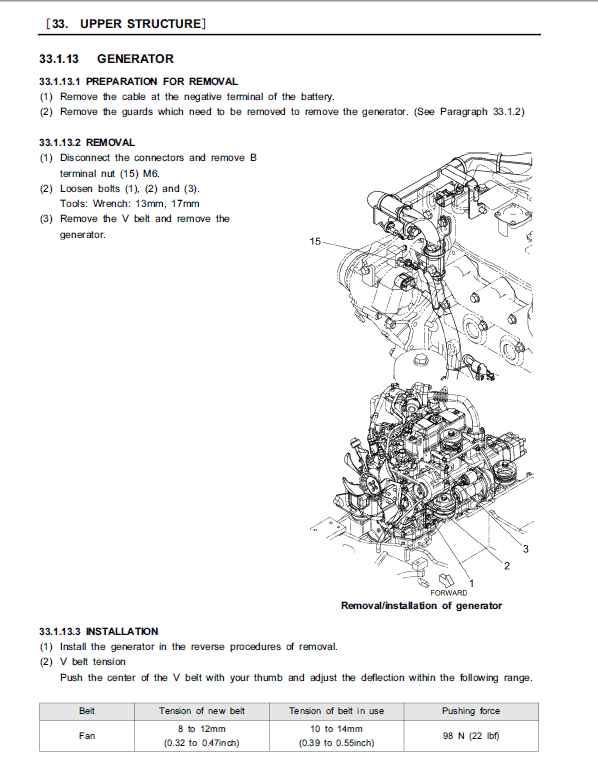 Kobelco SK35SR-6E Hydraulic Excavator Repair Service Manual Workshop Guide