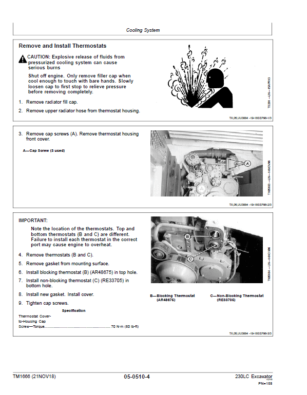 John Deere 230LC Excavator Repair Technical Manual Workshop Guide