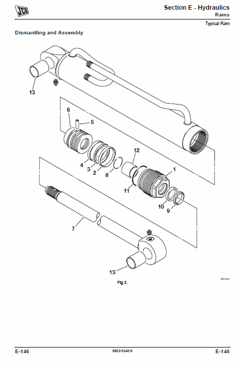 JCB Mini CX Backhoe Loader Service Manual Workshop Guide