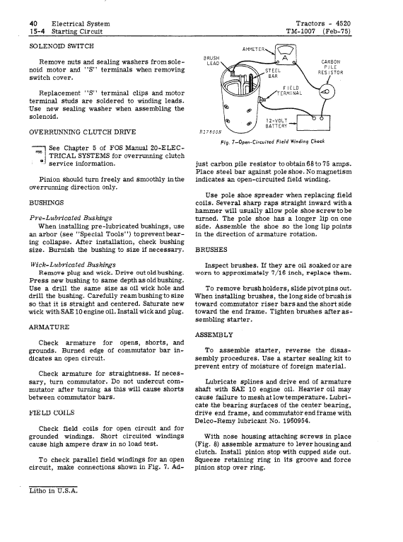 John Deere 4520 Tractor Repair Technical Manual Workshop Guide