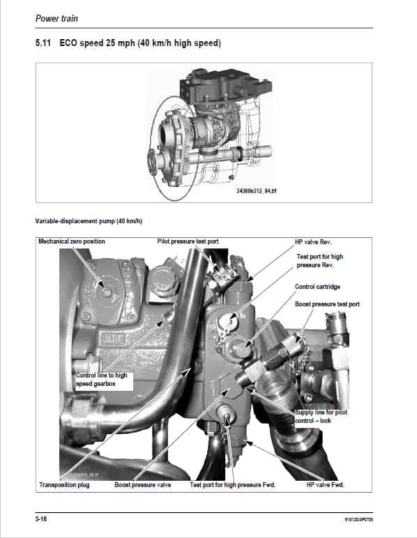 Gehl 480T Wheel Steer Loader Repair Service Manual