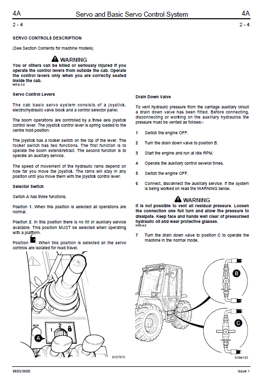 JCB Telescopic Handlers Loadall 500 Series Service Manual Workshop Guide