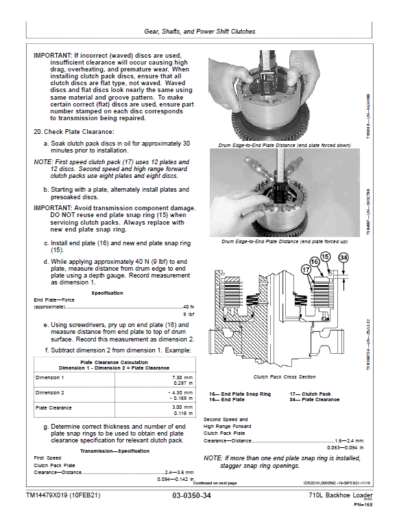 John Deere 710L Backhoe Loader Repair Technical Manual (S.N after F390996 -) Workshop Guide