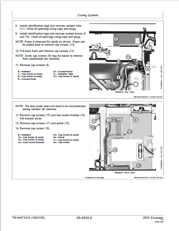 John Deere 200G Excavator Repair Technical Manual (S.N after F085001 -) Workshop Guide