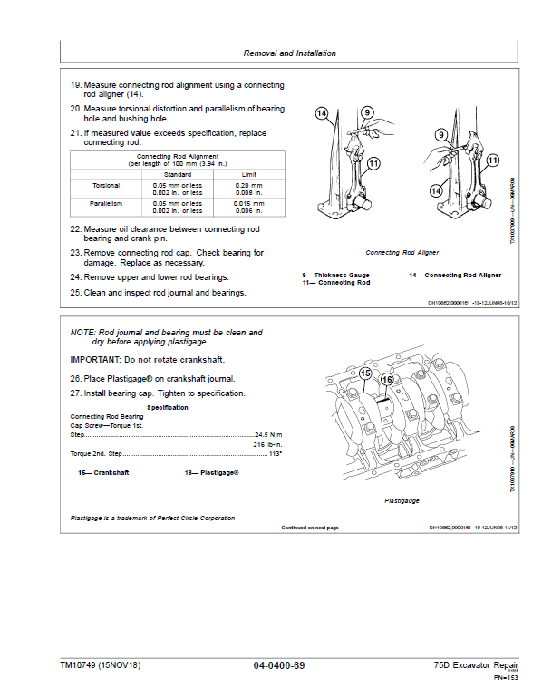 John Deere 75D Excavator Repair Technical Manual Workshop Guide