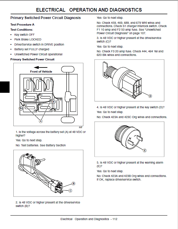 John Deere TE Gator Utility Vehicles Repair Technical Manual (TM2339) Workshop Guide
