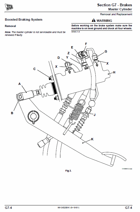 JCB 527-58 Loadall Telescopic Handlers Service Manual Workshop Guide