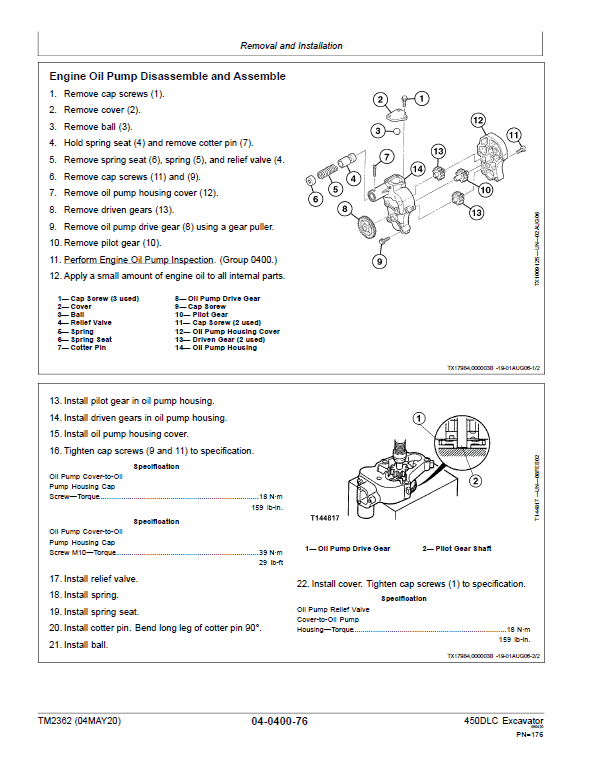 John Deere 450DLC Excavator Repair Technical Manual Workshop Guide