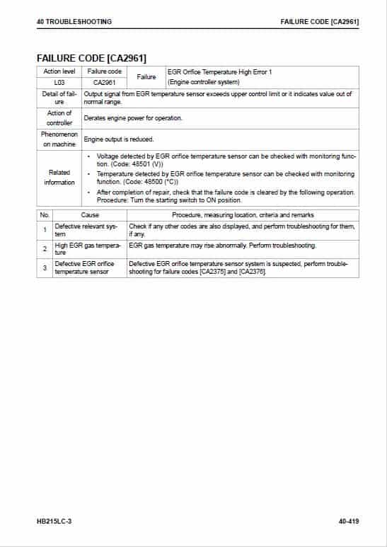Komatsu HB215LC-3 Hybrid Excavator Repair Service Manual Workshop Guide
