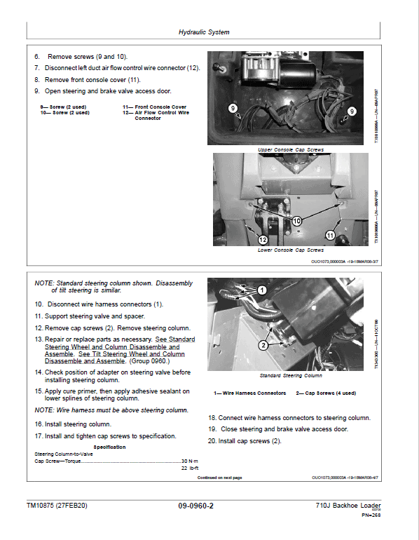 John Deere 710J Backhoe Loader Technical Manual (S.N 159770 – 161143 and after 172185 – ) Workshop Guide