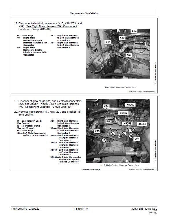 John Deere 320G, 324G SkidSteer Loader Technical Manual (EH Controls – S.N after J328658 ) Workshop Guide
