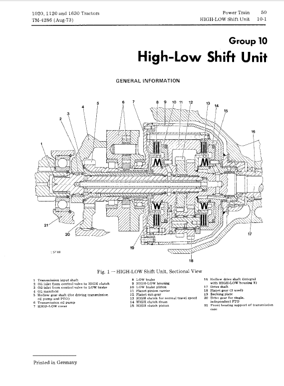 John Deere 1020, 1120, 1630 Tractors Repair Technical Manual (S.N from 115000L – ) Workshop Guide