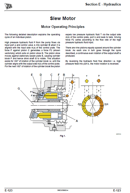 JCB JS115, JS130, JS145 Tier 3 Auto Excavator Service Manual Workshop Guide