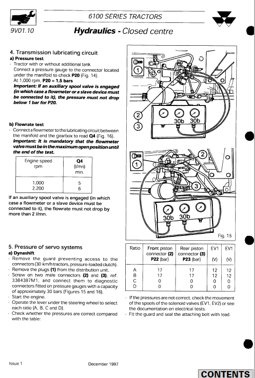 Massey Ferguson 6110, 6120, 6130, 6140, 6150 Tractor Service Manual Workshop Guide