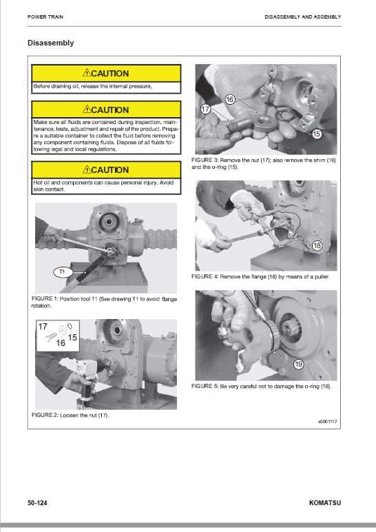 Komatsu WA70M-8E0 Wheel Loader Repair Service Manual Workshop Guide
