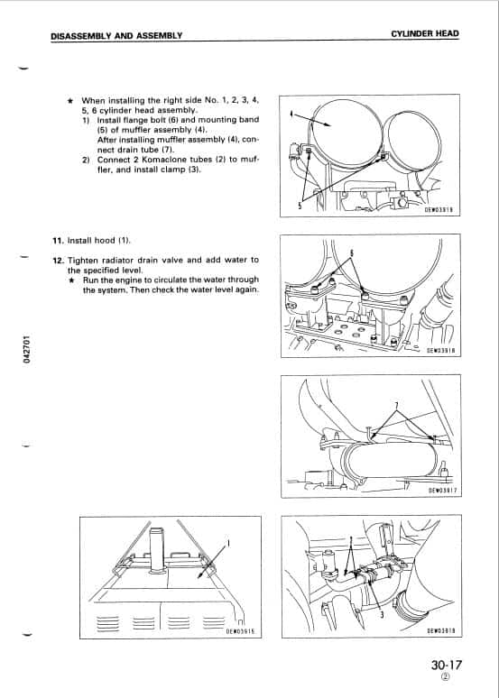 Komatsu WA900-1 Wheel Loader Service Manual Workshop Guide