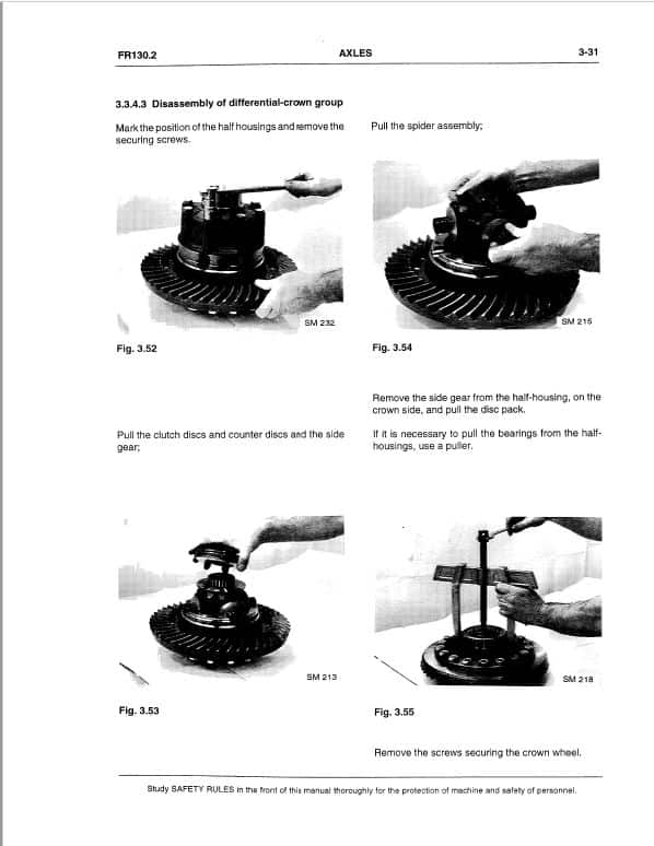 Fiatallis FR130.2 Wheel Loader Repair Service Manual