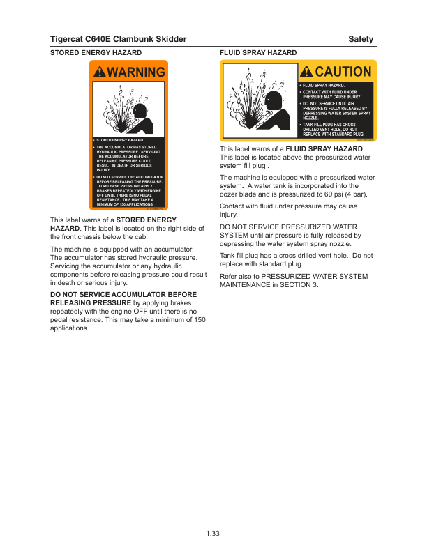 Tigercat C640E Skidder Operators and Engine Manual (6402001 – 6402500)