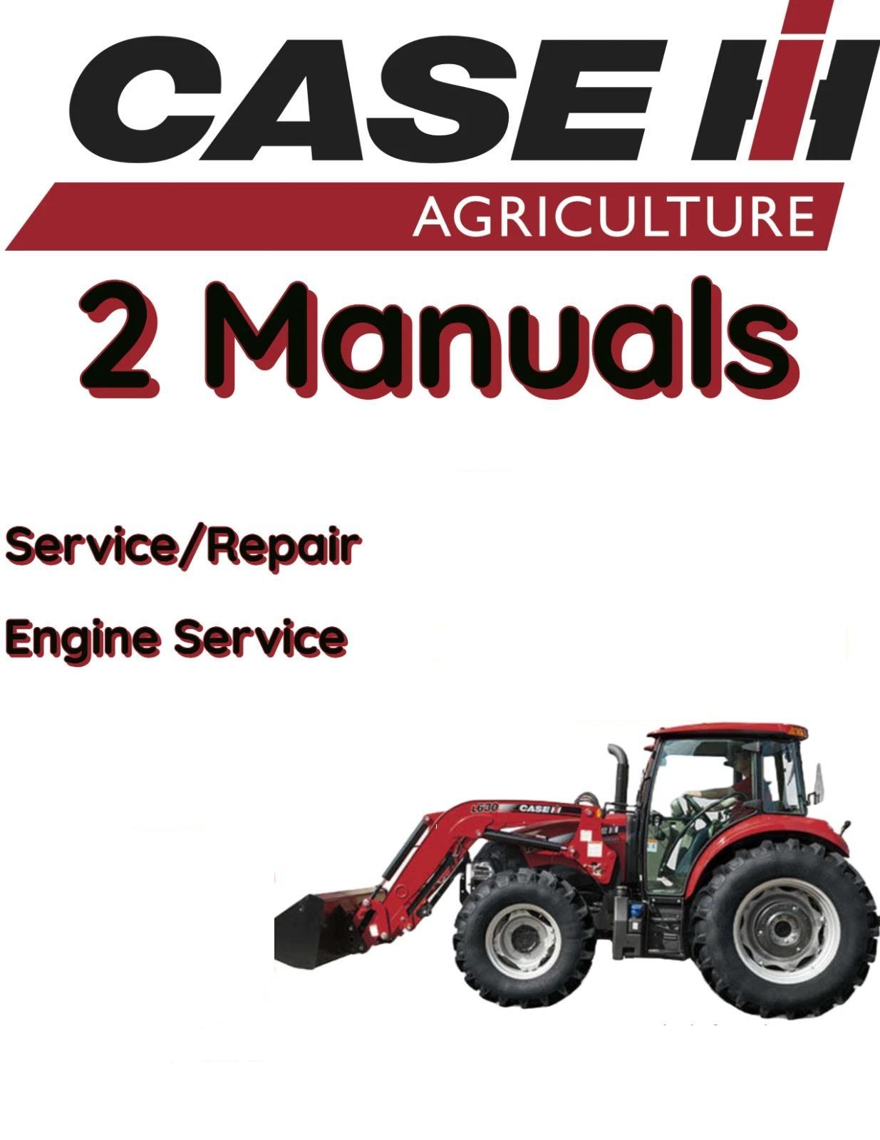CASE IH JX110 FARMALL TRACTOR MANUAL SERVICE SHOP ENGINE REPAIR
