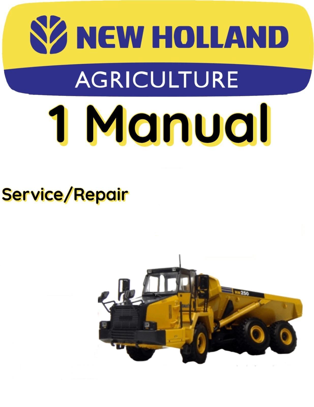 NEW HOLLAND AD300 ARTICULATED TRUCK SERVICE REPAIR SHOP MANUAL