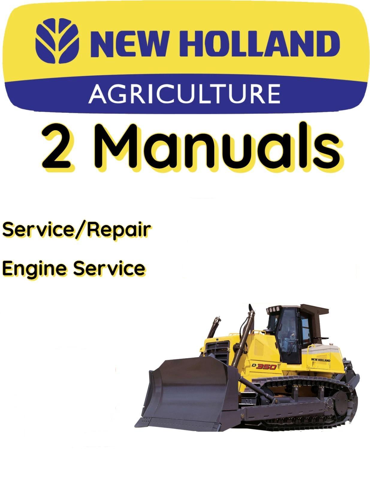 NEW HOLLAND D180 CRAWLER DOZER SERVICE ENGINE REPAIR SHOP MANUAL