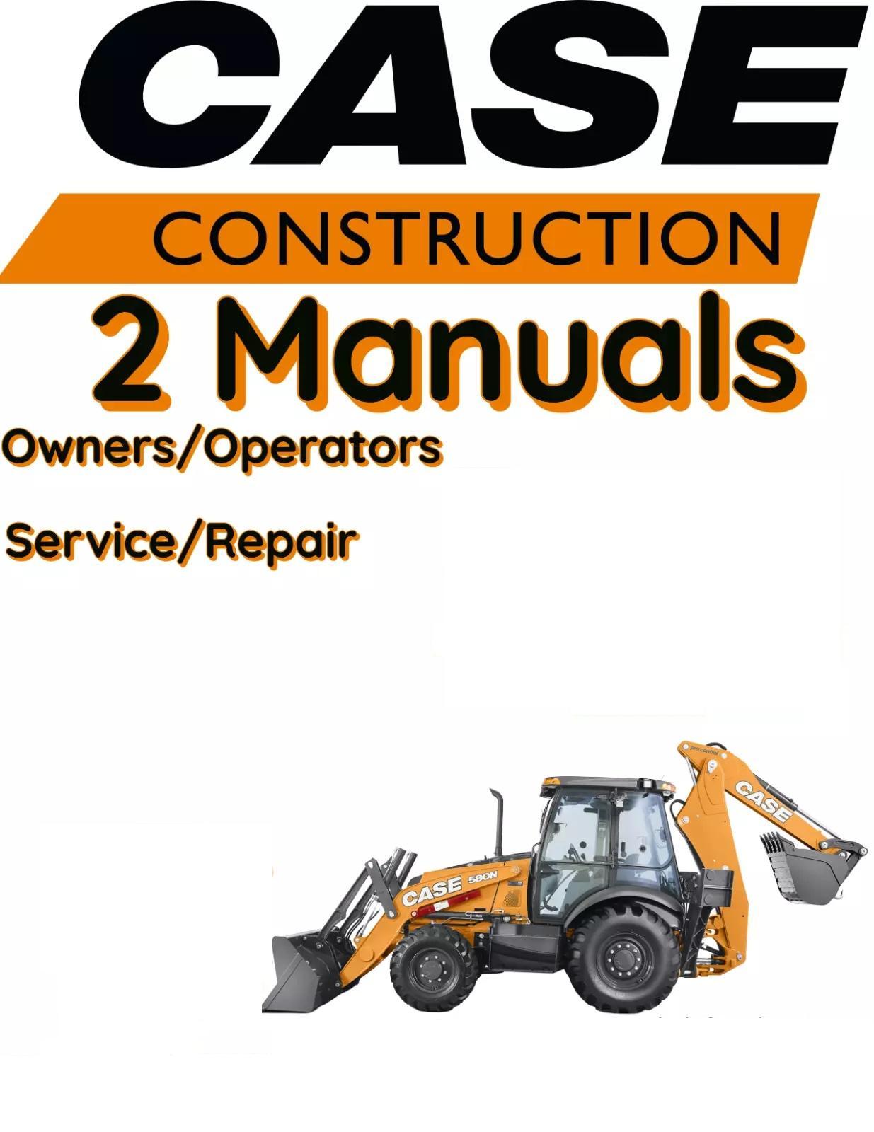 CASE 580L LOADER BACKHOE MANUAL OPERATORS SERVICE REPAIR OWNERS SHOP