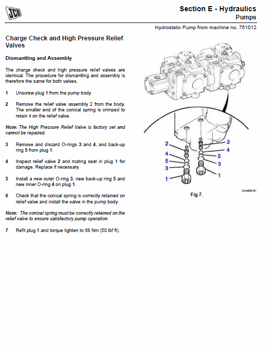 JCB 1CX Backhoe Loader Service Manual Workshop Guide