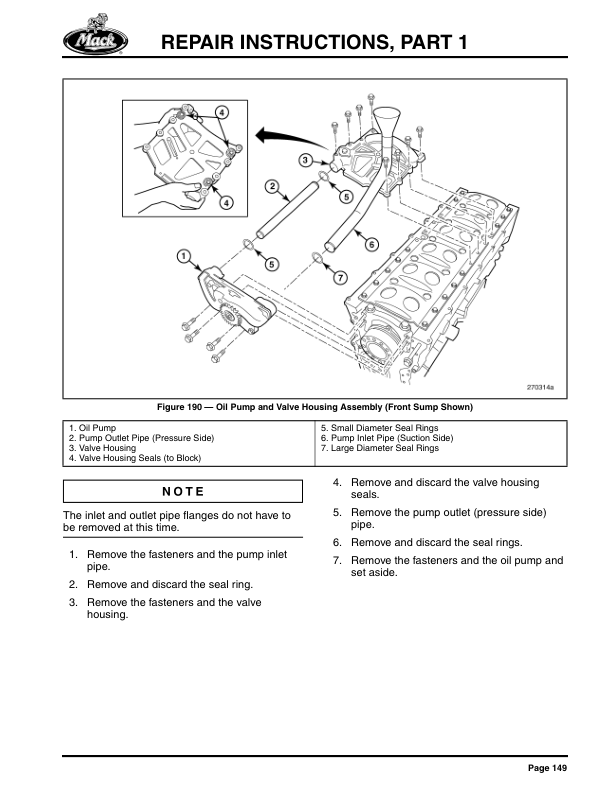 Mack MP7 Diesel Engine Service Manual Workshop Guide
